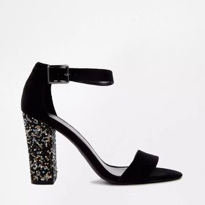 Sparkly beaded heels